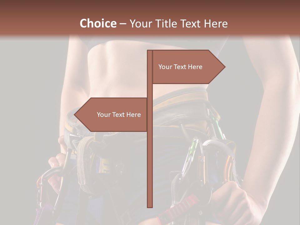 Active Risk Mountaineering PowerPoint Template