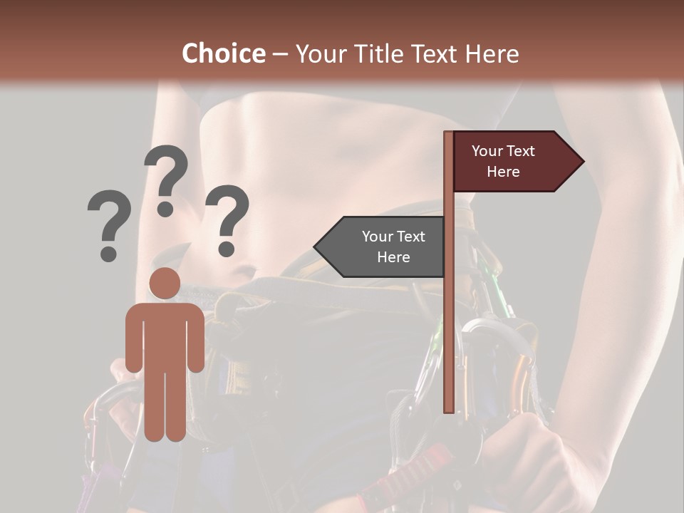 Active Risk Mountaineering PowerPoint Template