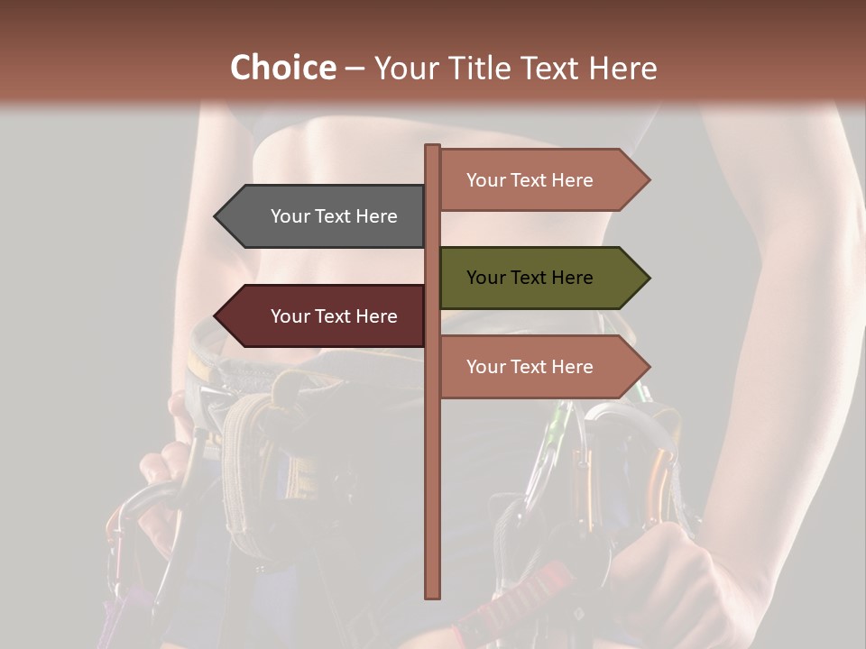 Active Risk Mountaineering PowerPoint Template
