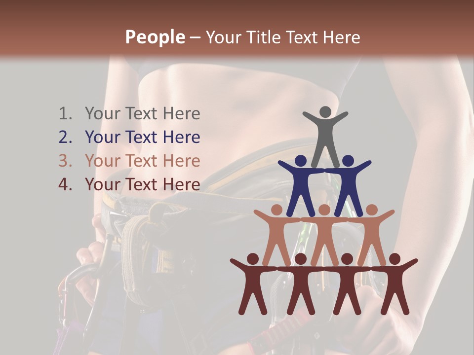 Active Risk Mountaineering PowerPoint Template