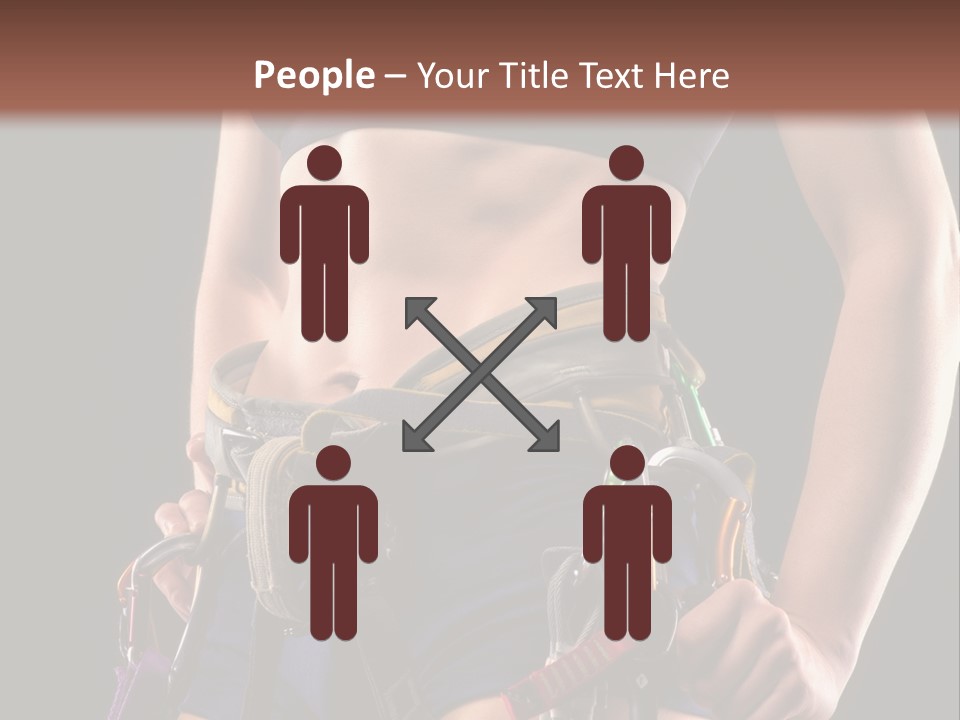 Active Risk Mountaineering PowerPoint Template