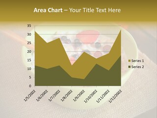 Close Up Cranberry Breakfast PowerPoint Template