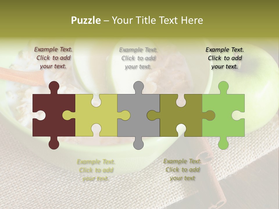 Low Fat Food Food Earthy Colors PowerPoint Template