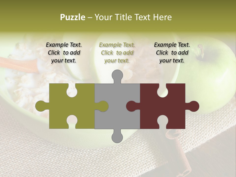 Low Fat Food Food Earthy Colors PowerPoint Template