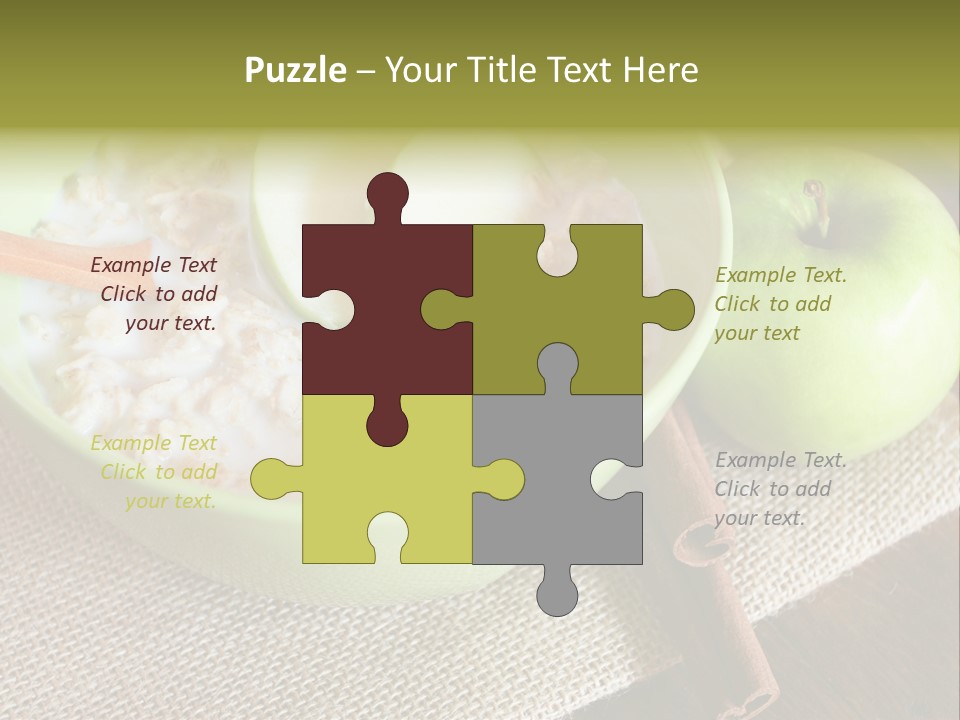 Low Fat Food Food Earthy Colors PowerPoint Template