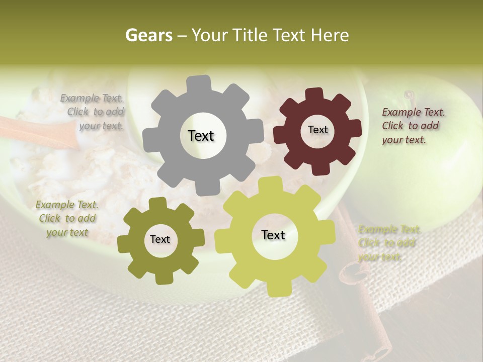 Low Fat Food Food Earthy Colors PowerPoint Template