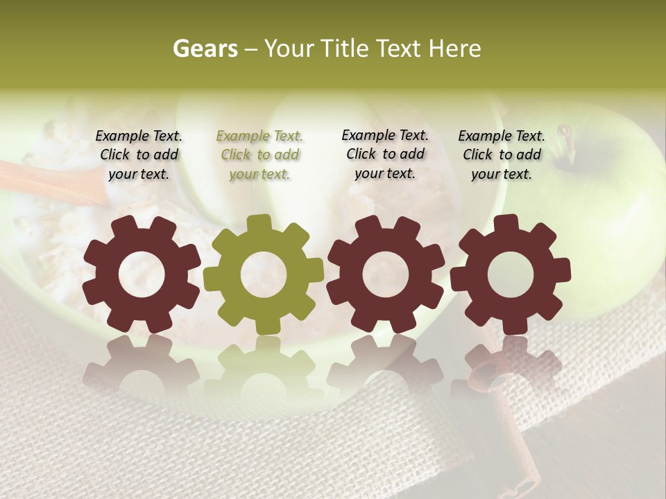 Low Fat Food Food Earthy Colors PowerPoint Template