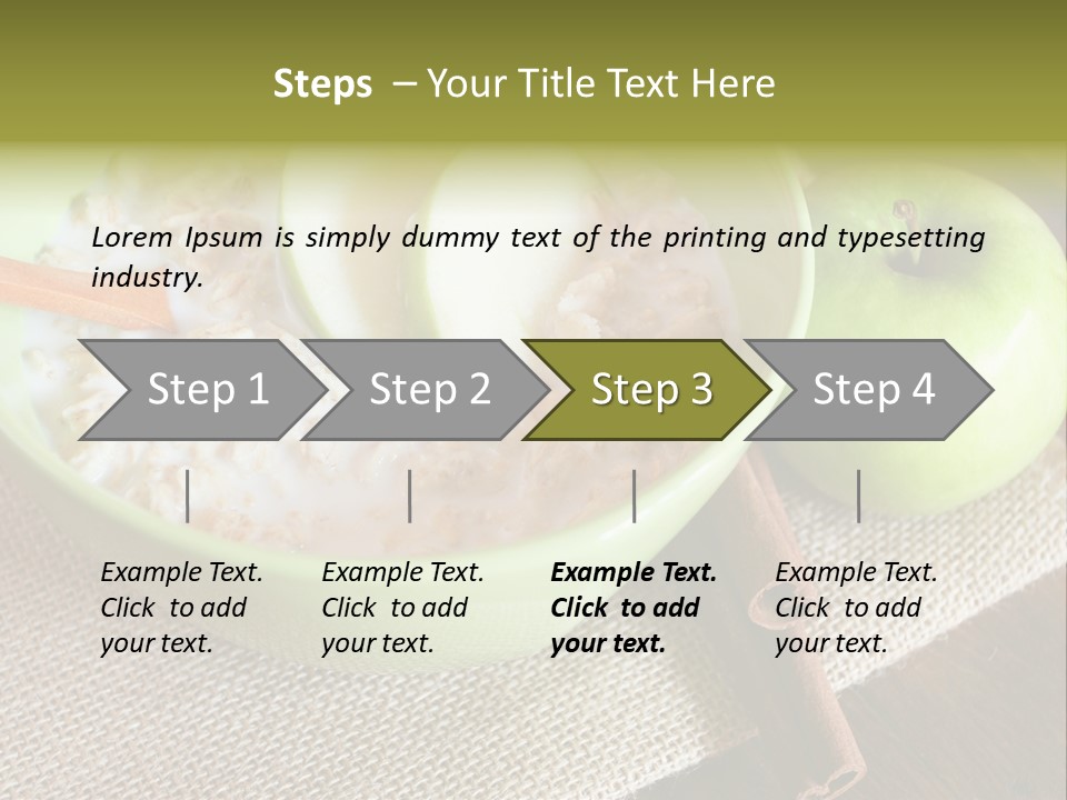 Low Fat Food Food Earthy Colors PowerPoint Template