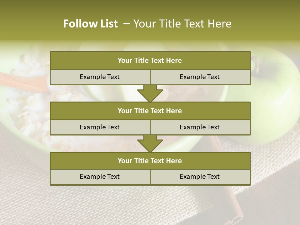 Low Fat Food Food Earthy Colors PowerPoint Template