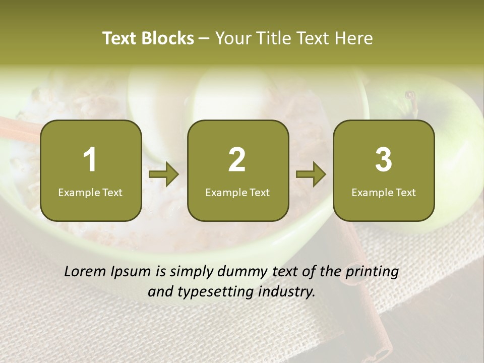 Low Fat Food Food Earthy Colors PowerPoint Template