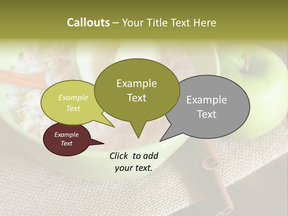 Low Fat Food Food Earthy Colors PowerPoint Template