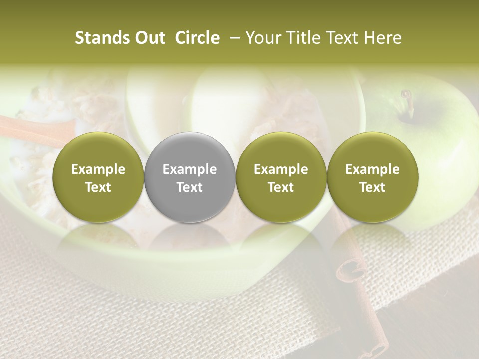 Low Fat Food Food Earthy Colors PowerPoint Template