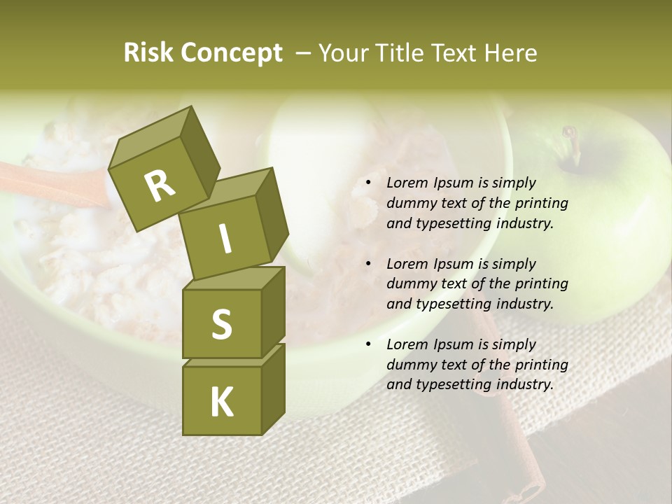 Low Fat Food Food Earthy Colors PowerPoint Template