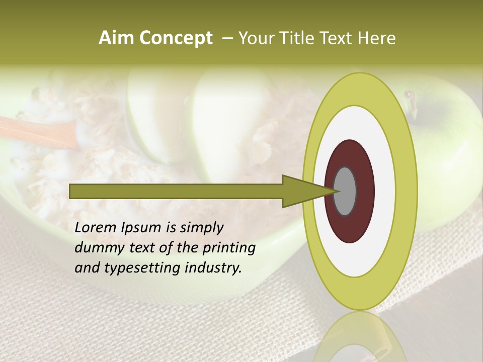 Low Fat Food Food Earthy Colors PowerPoint Template