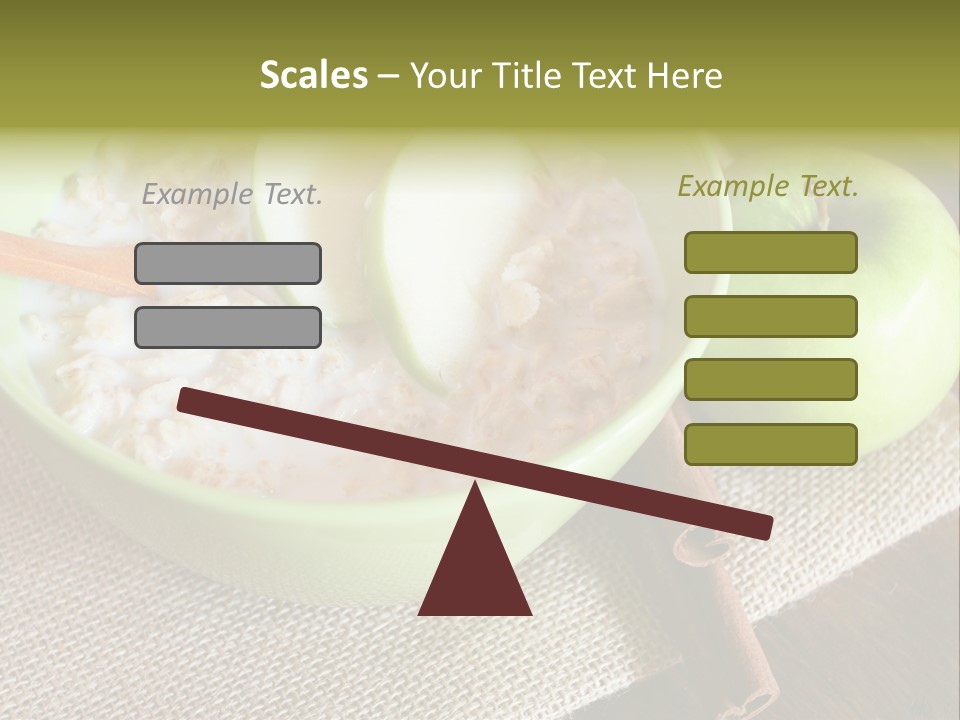 Low Fat Food Food Earthy Colors PowerPoint Template