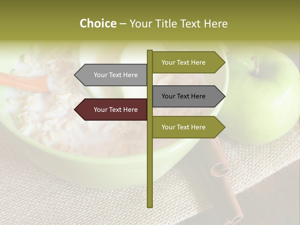 Low Fat Food Food Earthy Colors PowerPoint Template