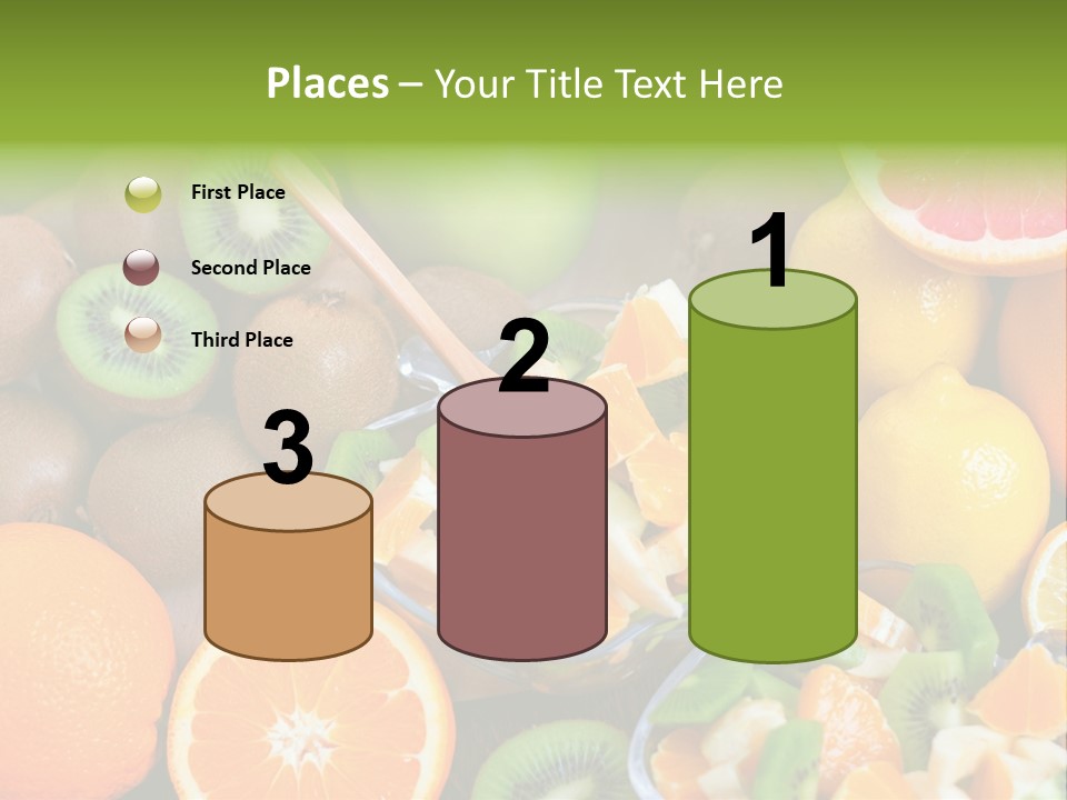 Lightweight Variation Tropical Fruit PowerPoint Template