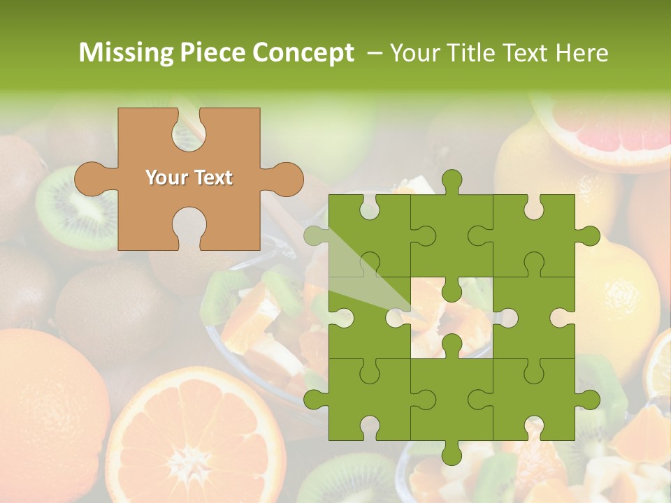 Lightweight Variation Tropical Fruit PowerPoint Template