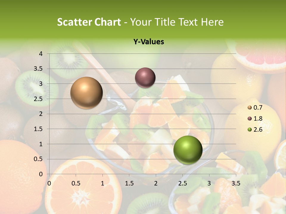 Lightweight Variation Tropical Fruit PowerPoint Template