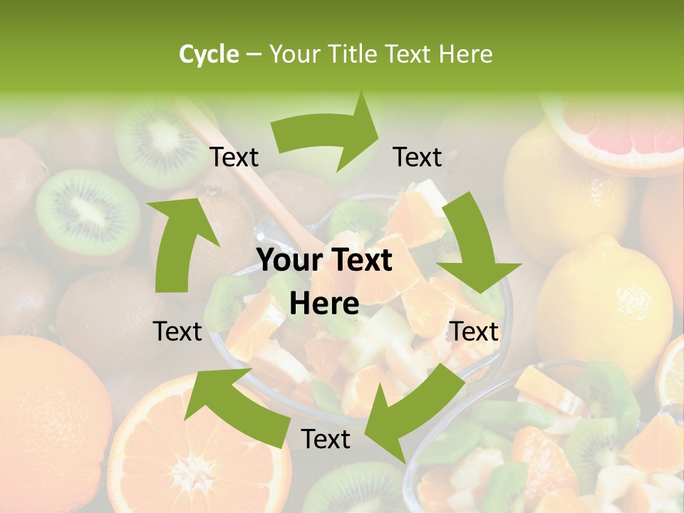 Lightweight Variation Tropical Fruit PowerPoint Template