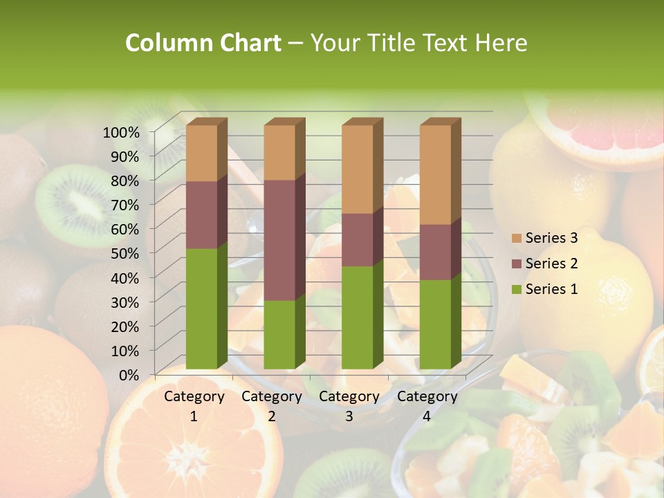 Lightweight Variation Tropical Fruit PowerPoint Template