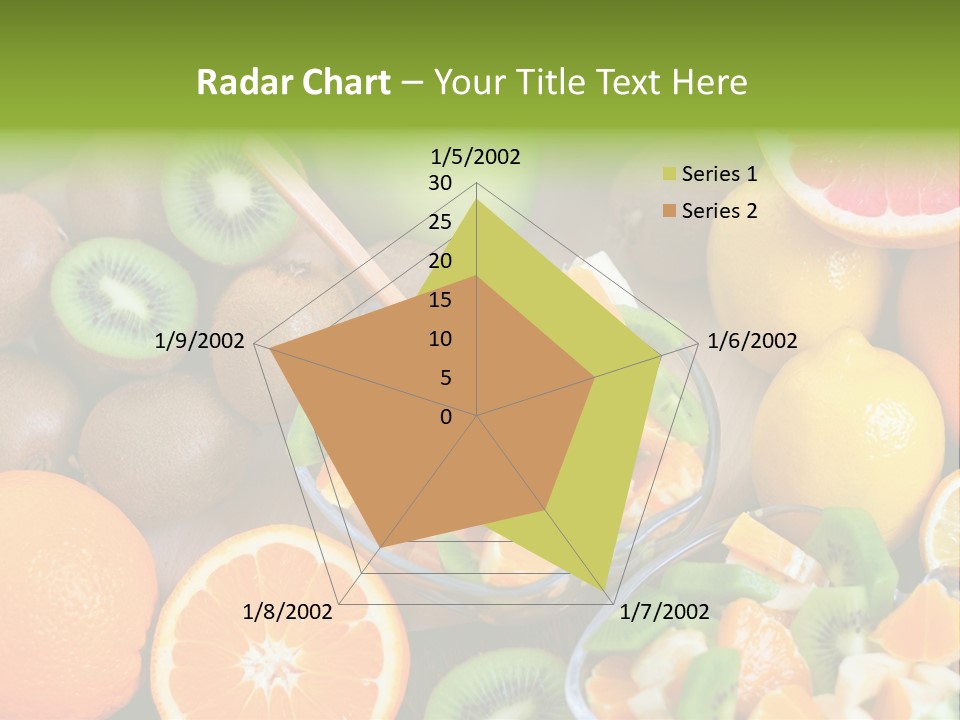 Lightweight Variation Tropical Fruit PowerPoint Template