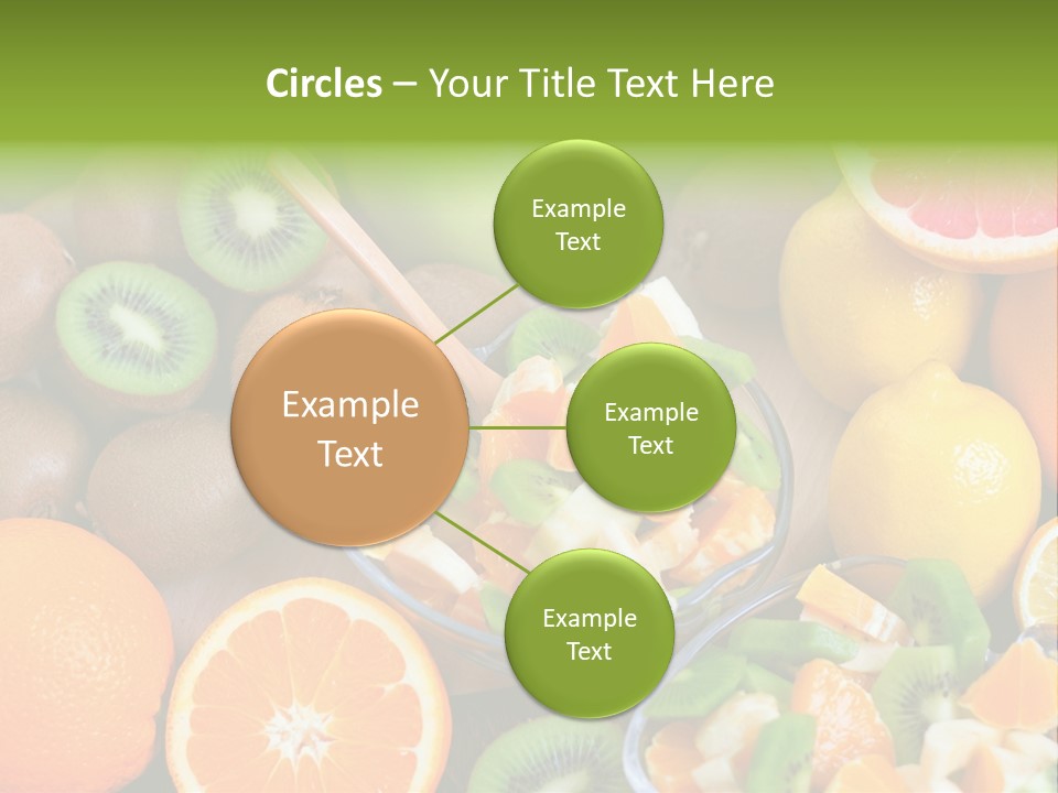 Lightweight Variation Tropical Fruit PowerPoint Template