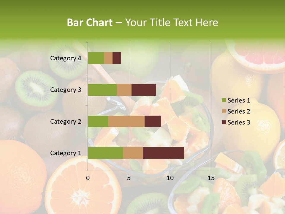 Lightweight Variation Tropical Fruit PowerPoint Template