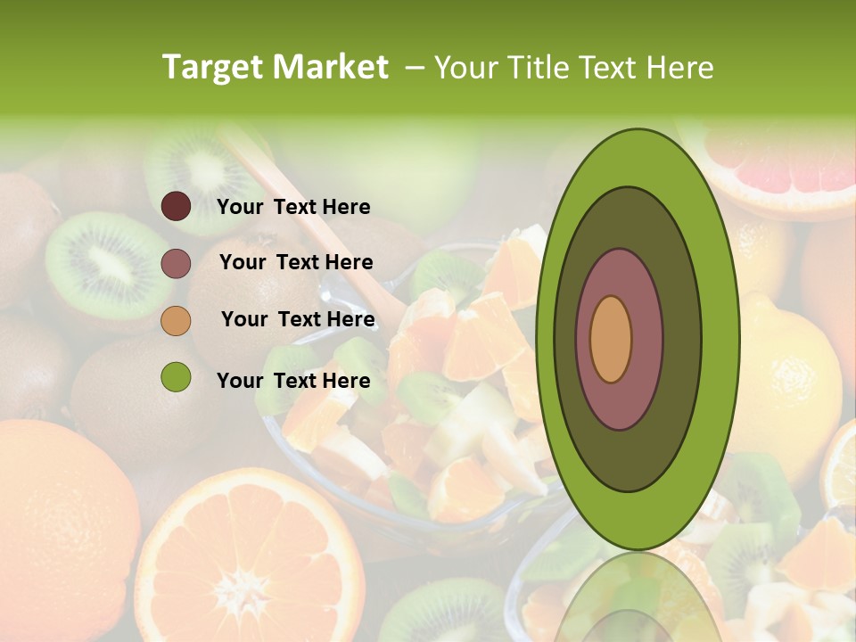 Lightweight Variation Tropical Fruit PowerPoint Template