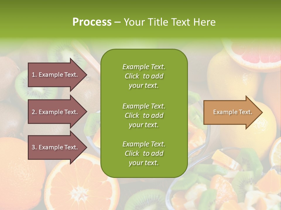 Lightweight Variation Tropical Fruit PowerPoint Template