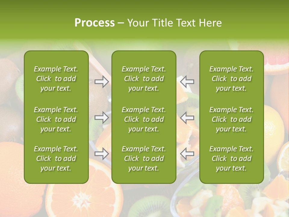 Lightweight Variation Tropical Fruit PowerPoint Template