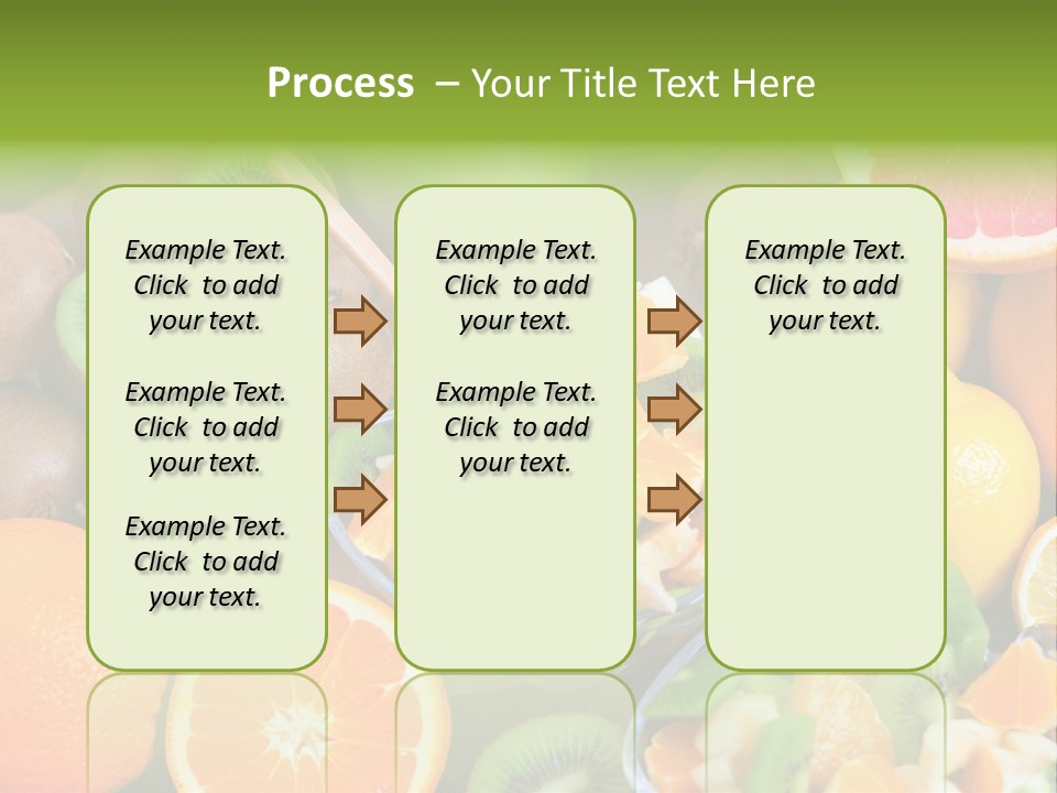 Lightweight Variation Tropical Fruit PowerPoint Template