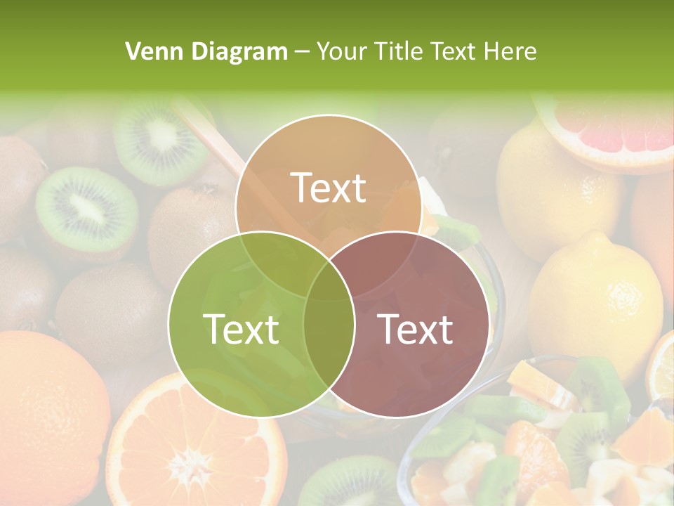 Lightweight Variation Tropical Fruit PowerPoint Template