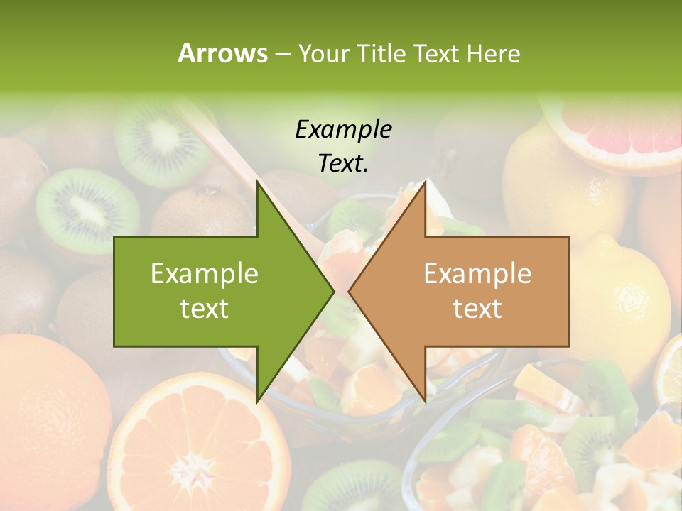 Lightweight Variation Tropical Fruit PowerPoint Template