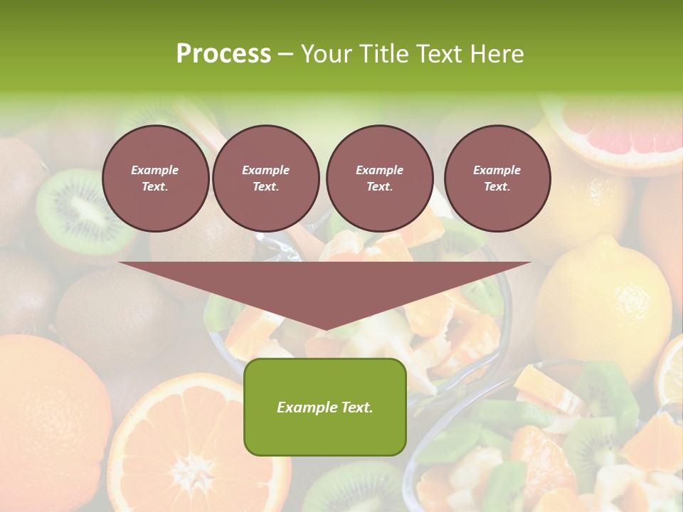 Lightweight Variation Tropical Fruit PowerPoint Template