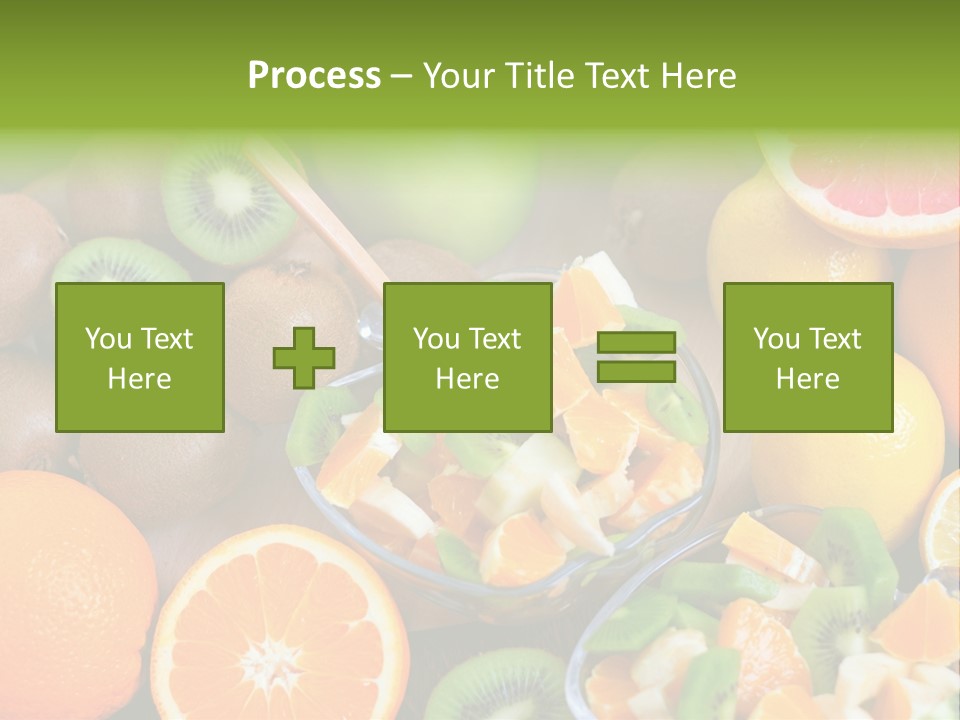 Lightweight Variation Tropical Fruit PowerPoint Template