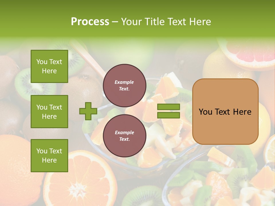 Lightweight Variation Tropical Fruit PowerPoint Template