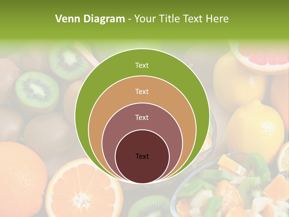Lightweight Variation Tropical Fruit PowerPoint Template