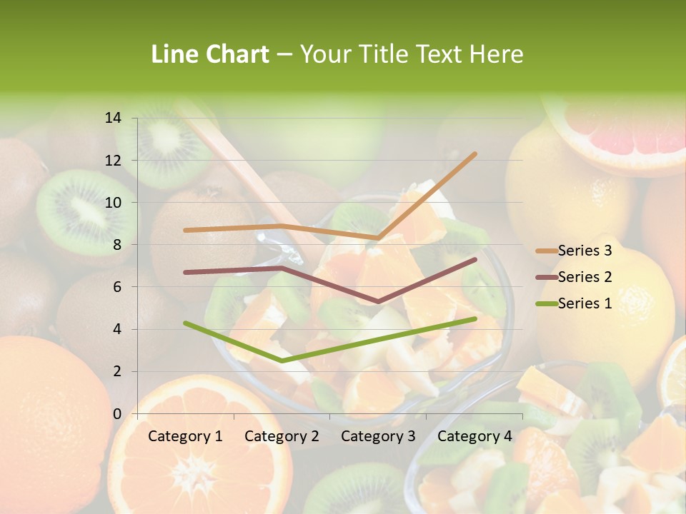 Lightweight Variation Tropical Fruit PowerPoint Template