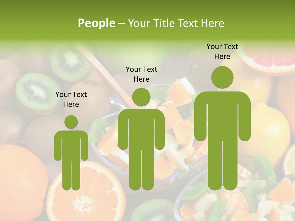 Lightweight Variation Tropical Fruit PowerPoint Template