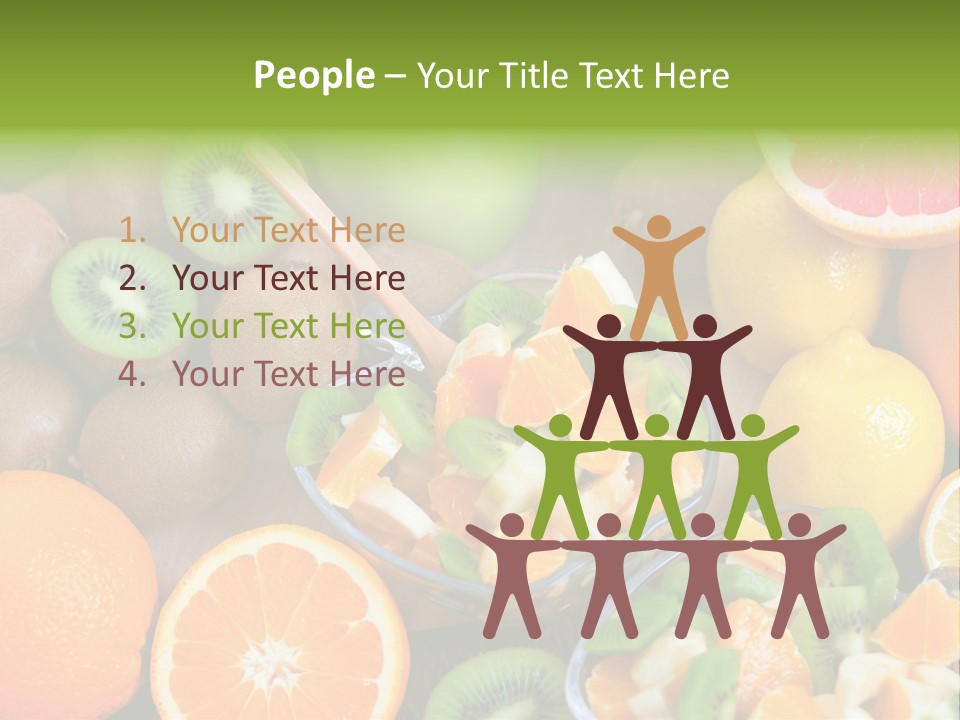 Lightweight Variation Tropical Fruit PowerPoint Template