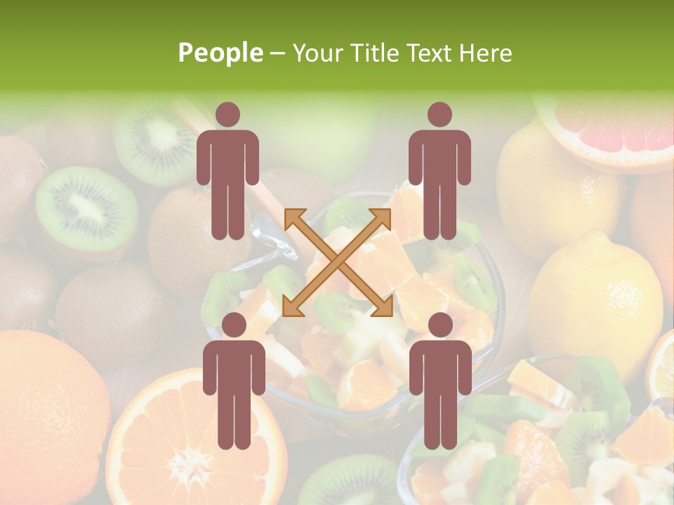 Lightweight Variation Tropical Fruit PowerPoint Template