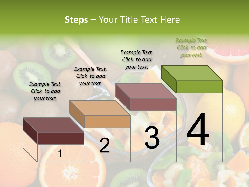 Lightweight Variation Tropical Fruit PowerPoint Template