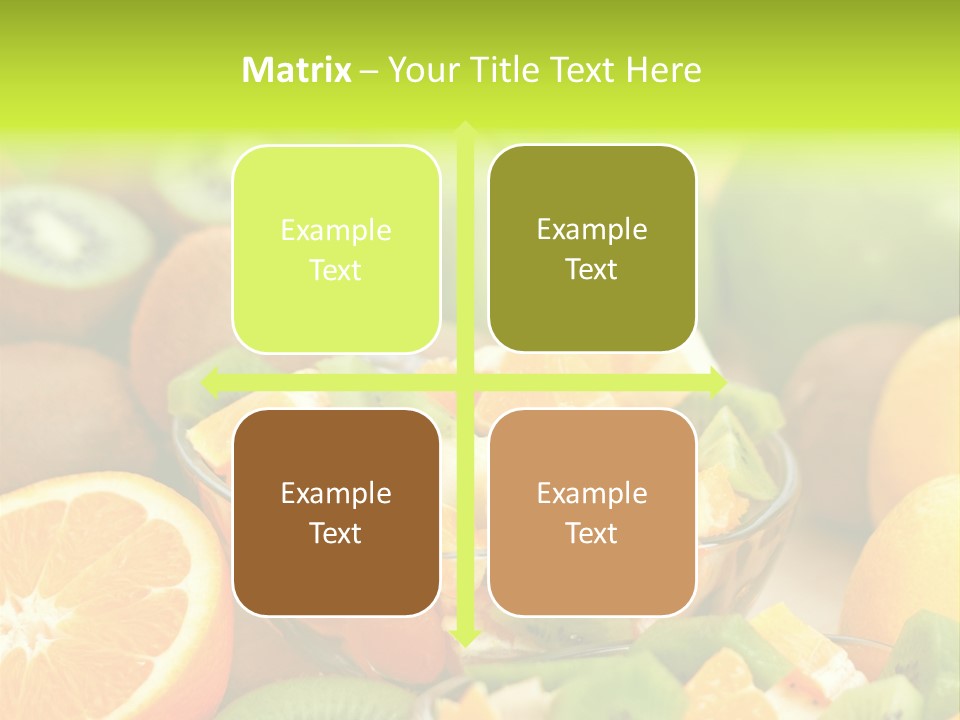 Dessert Multi Colored Orange PowerPoint Template