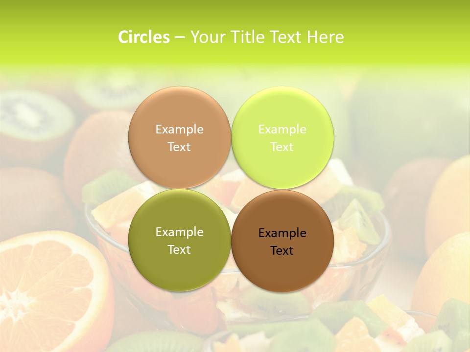 Dessert Multi Colored Orange PowerPoint Template