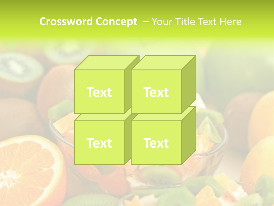 Dessert Multi Colored Orange PowerPoint Template