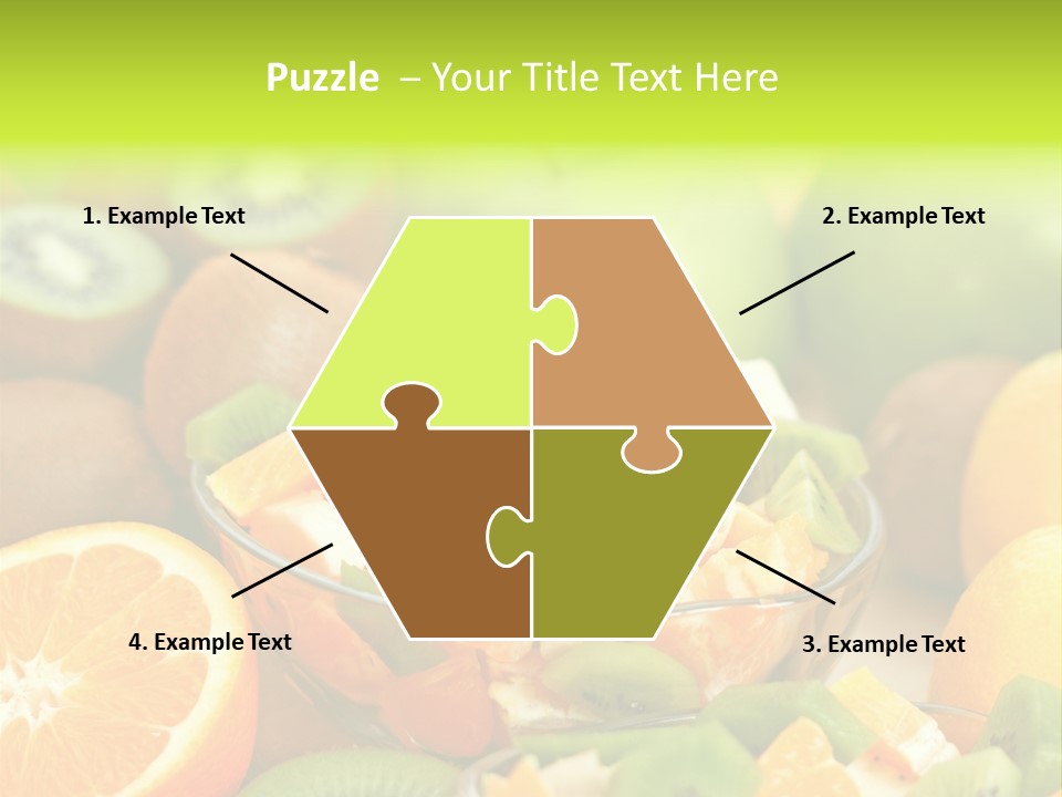 Dessert Multi Colored Orange PowerPoint Template