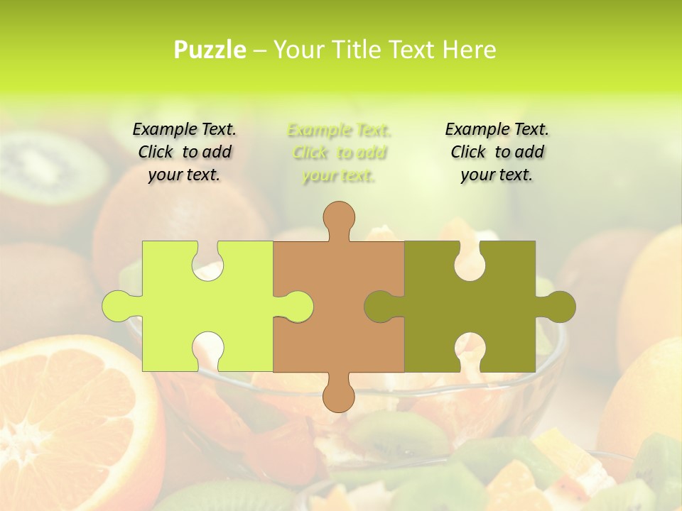 Dessert Multi Colored Orange PowerPoint Template