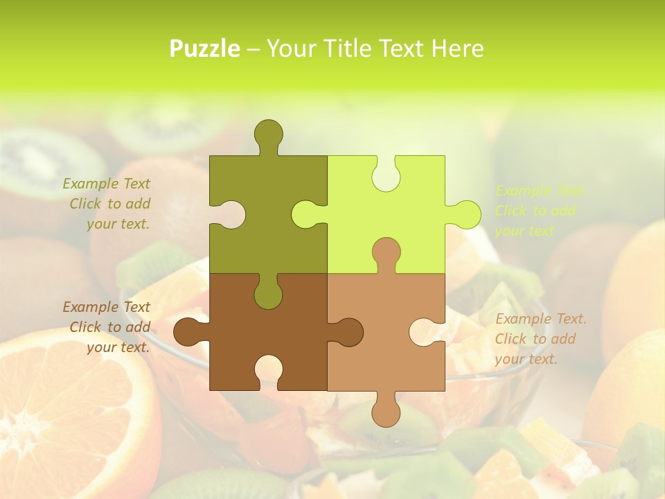 Dessert Multi Colored Orange PowerPoint Template