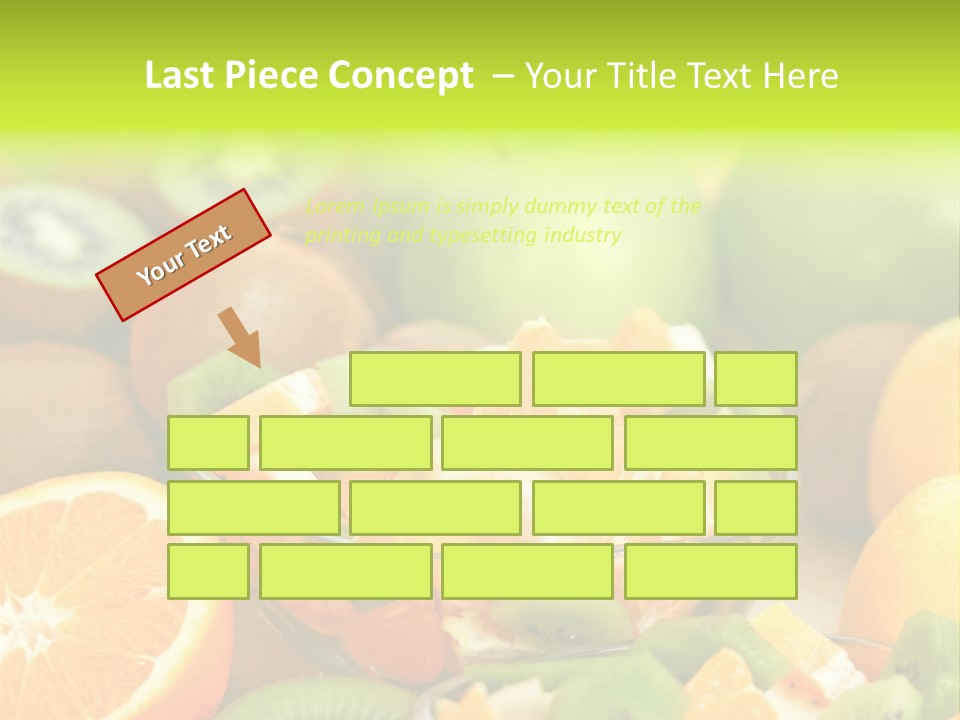 Dessert Multi Colored Orange PowerPoint Template